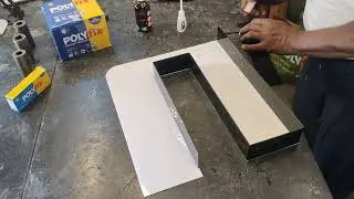 How To Make Acrylic Letter Raizing ಅಕ್ರಿಲಿಕ್ ಲೆಟರ್ ರೈಸಿಂಗ್  used Polyfix glue 8882946874