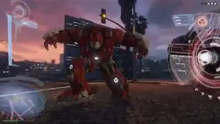 GTA 5 Iron man Hulkbuster VS HULK