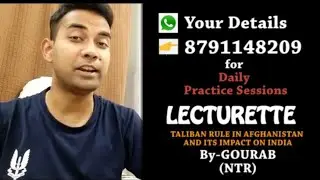 SSB Lecturette Topic | TALIBAN rule in AFGHANISTAN & Impact| #209 | Whatsapp-8791148209 for practice