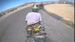 Go-Ped race crash Grange Motor Circuit