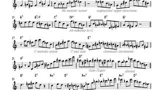 Solo tutorial #7 Rhythm Changes (Bird influenced)