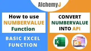Basic Excel Function - NUMBERVALUE Function in Excel