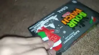 Christmas candy  sour patch kids coal
