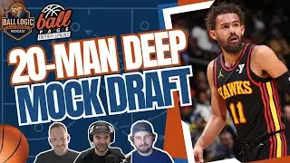 NBA Fantasy Basketball | 20-Man Mock Draft w/ Ball Page | Deep League Strategy