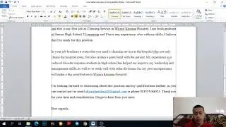 Reading Cover Letter - Eko Arif Maulana (19) / XII MIPA 03