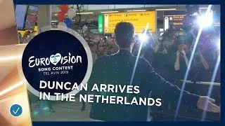 Eurovision winner Duncan Laurence gets a warm welcome in The Netherlands!