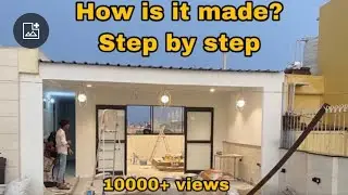 Luxury porta cabin on terrace | How porta cabin is made? | Porta cabin kaise banta hai?