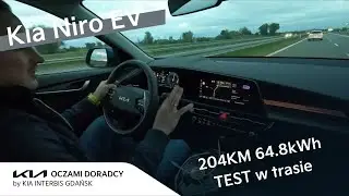 Nowa Kia Niro EV 2023 TEST w trasie Gdańsk - Warszawa | Dojedzie na jednym ładowaniu drogą S7?? | 4K