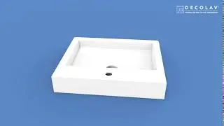 Tallia | 1444-CWH | Above Counter Bathroom Sink