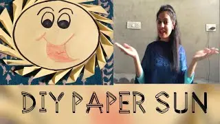 DIY Paper Sun 🌞 for kids || Simple DIY for kids || Craft paper activity ||