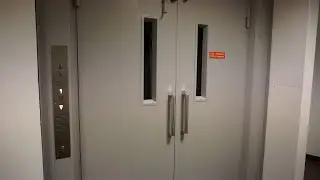 Original 1978 Thyssen traction freight elevator @ Jerikoveien 20, Oslo, Norway