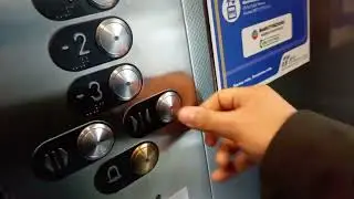 New Camera Test! 2021 Schindler Traction Elevator At Porta Susa In Turin Italy