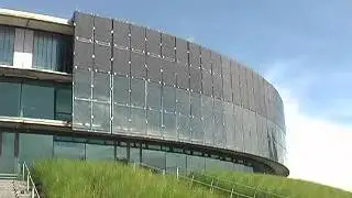 EWE Arena moveable photovoltaic wall