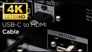 83722: GE USB-C to HDMI 6ft. Cable RFID