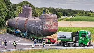 Submarine Heavy Haulage: U17 Driving On Country Roads - Part 4
