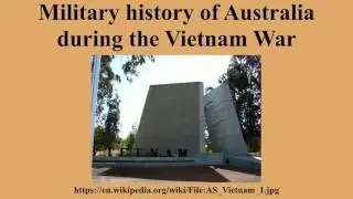Military history of Australia during the Vietnam War