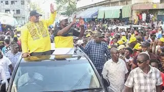SEE HOW DP RUTO WAS RECEIVED IN MWEMBE TAYARI, MOMBASA CITY!!