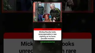 Mickey Rourke looks unrecognizable in rare sighting as he faces possi #Celebrity #Hollywood #Shorts