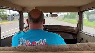 Driving Around in 1931 Plymouth
