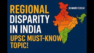 Regional Disparity vs Diversity Explained in 3 Minutes!#upsc