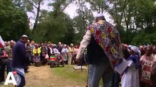 Honderden mensen herdenken slaaf Elieser