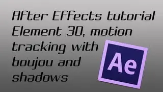 Element 3D Motion Tracking Tutorial