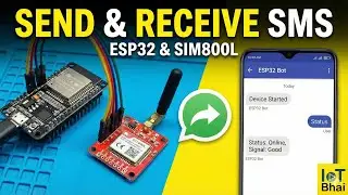 Send and Receive SMS using SIM800L and ESP32 (GSM IoT Series #3)
