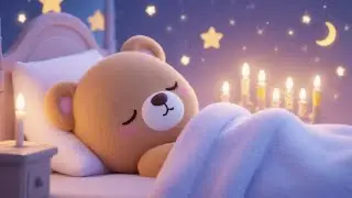 Hanukkah Lullaby for Babies 🌙 Soft Sleep Music & Gentle Lights | BonEduKids