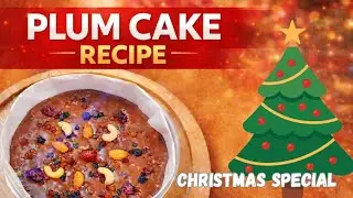 No Alcohol Plum Cake | Aata Gur Cake Recipe |Healthy Christmas Cake| Eggless Plum Cake with Jaggery|