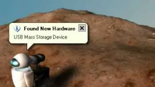 wall-e and eve: usb love