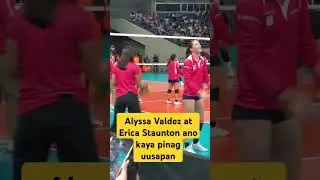 Alyssa Valdez at Erica Staunton mukhang may pinag uusapan #creamlinecoolsmashers