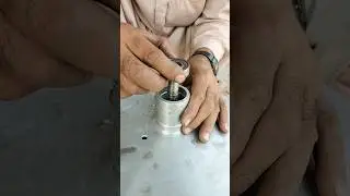 how to press the back bearing of washing machine router plate #shorts