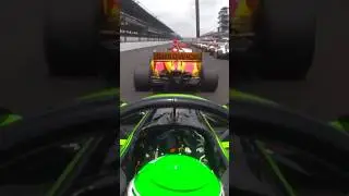 Cutting it a little close. 🤏&nbsp;Ride along with @nolan_siegel for the start of the #INDYGP.&nbsp;#INDYNXT