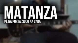 MATANZA - P&eacute; na porta, soco na cara - Crimsom Radio (Guitar Cover)