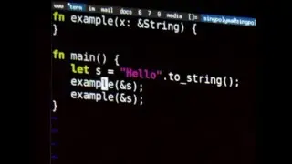 Rust language resource management. Talk @IntersectionsKW