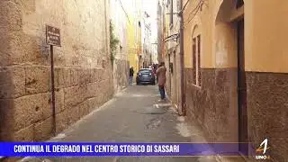 Continua il degrado nel Centro Storico di Sassari