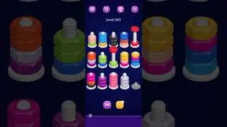 Nut Sort Level 243 Walkthrough | Nuts &mdash; Color Sort 243 solution