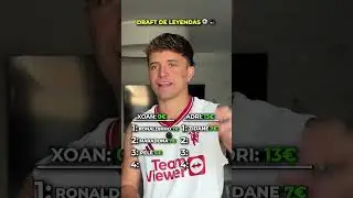 Draft de Leyendas del Futbol ¿Quién ganó? ⚽️🔥 #shorts #futbol