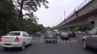Drive from Delhi to Gurgaon, Haryana, on National Highway 8