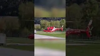 Air - Zermatt Bell 429 HB-XDA Startup & Takeoff Part 2 #shorts #viral #helicopter