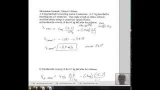 Elastic Collision, Calculate the two final velocities