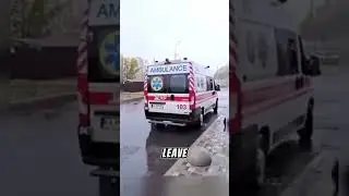 dog goes in the ambulance with owner #shorts