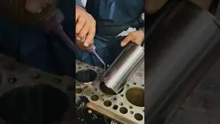 Engine Liner Installation #sleeve #liner #skills
