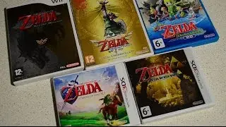 Обзор и распаковка пяти игр серии The Legend of Zelda