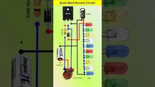 Joule Thief Booster Circuit #shorts #shortsfeed #electricedison #joulethief #booster #circuit