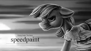Goodbye Angel / Speedpaint / Art based on pony horror story 