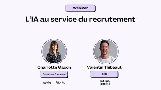 L'IA au service du recrutement - Le Club des RH