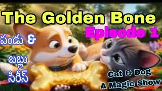 🐾 Cat & Dog &ndash; The Golden Bone | Funny Magical Adventure | Laugh Tails Ep 1