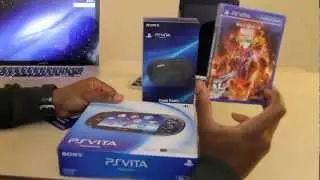 PlayStation Vita and Travel Pouch: Unboxing and First Impressions
