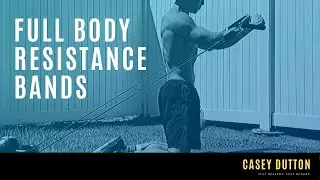 BEST HOME RESISTANCE BAND WORKOUT: Quarantine full body exercises!